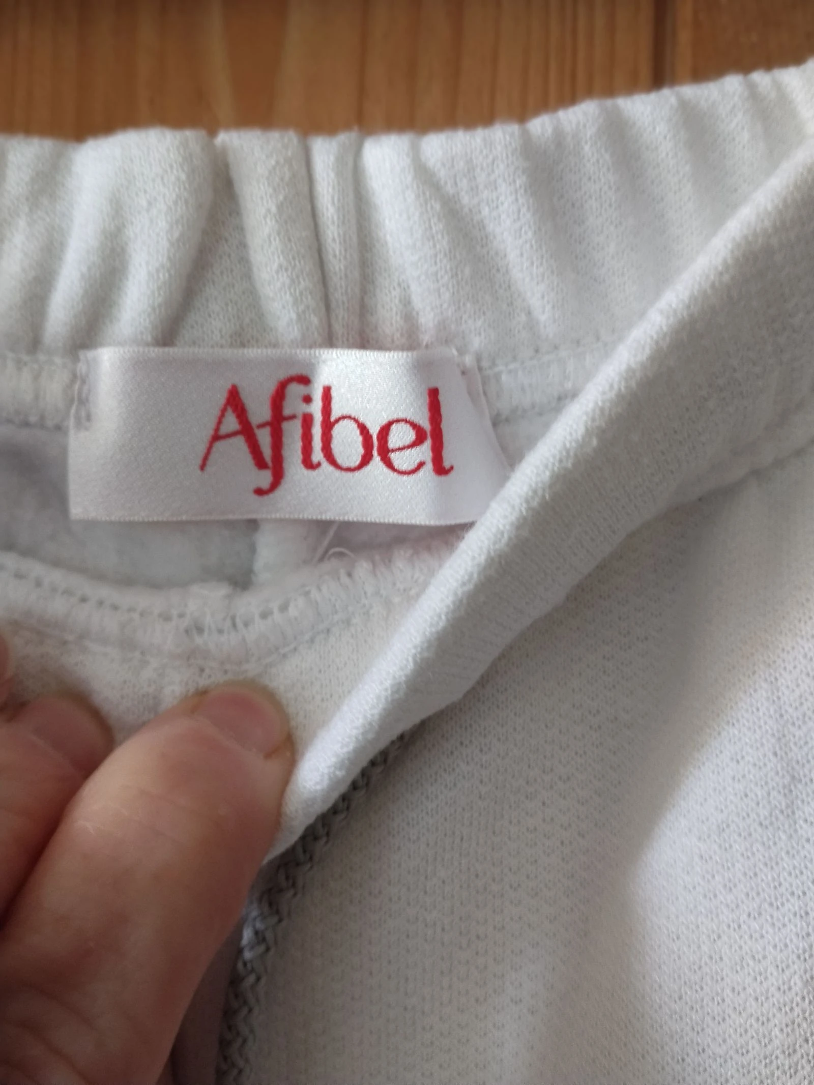 Pantalon blanco 7/8 a rayas grises Afibel Talla 38/40 – photo 3
